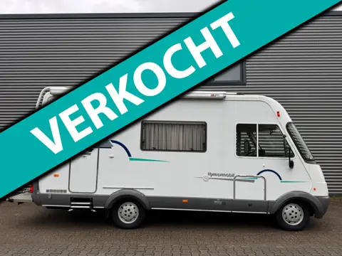 Fiat 230 Hymer B 544 Airconditioning Cruise ctrl Trekhaak KEURIGE STAAT Hefbed 6-persoons NIEUWE APK