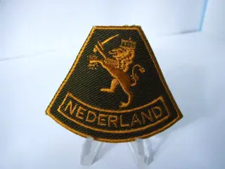Embleem,Patch,Mouw,Leeuw,Nederland,WWII,Jungle,Green