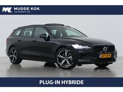Volvo V60 T6 Plug-in hybrid Plus Dark | Panoramadak | ACC | 360° Camera | Trekhaak | Stoel+Stuurverw