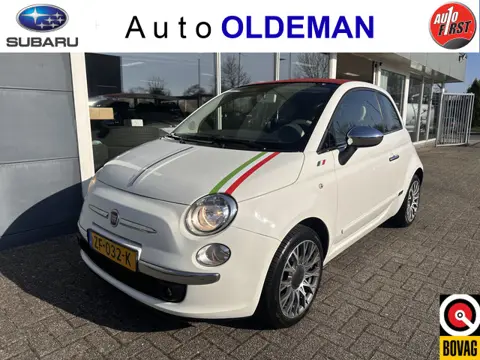 Fiat 500C 1.2 Lounge HALFLEDER,LICHTMETAAL,BLUETOOTH