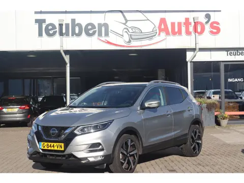Nissan Qashqai 1.3 DIG-T Tekna NAP, Panoramadak, Navigatie, Automaat, Lederen interieur, Stoelverwar