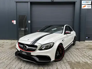 Mercedes-Benz C-klasse AMG 63 S Edition 1 PANO CERAMIC HUD KUIPSTOELEN 360 CAMERA BURMESTER