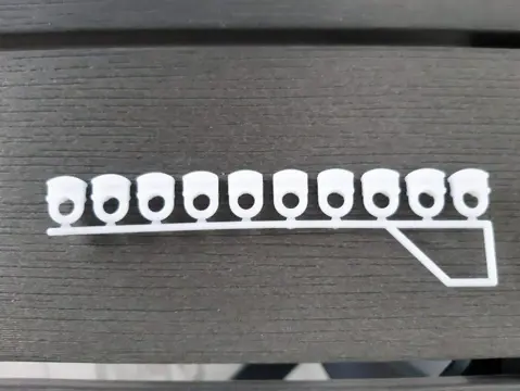 Gordijnrail toebehoren Glijders op strip Wepro