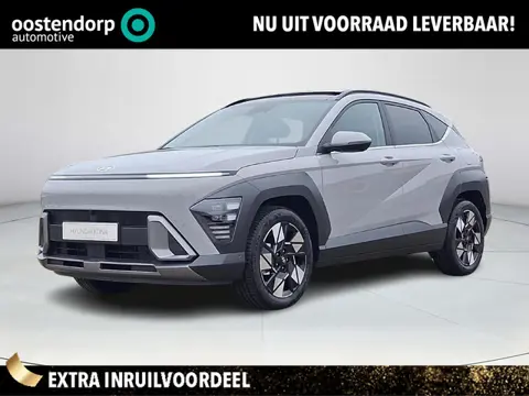 Hyundai Kona 1.6 GDI HEV Premium Sky | Uit voorraad leverbaar! | Schuif-/kantel dak | Elektrische st