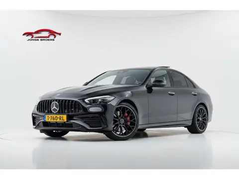 Mercedes-Benz C-klasse 200 AMG Line |Pano|BTW|Night