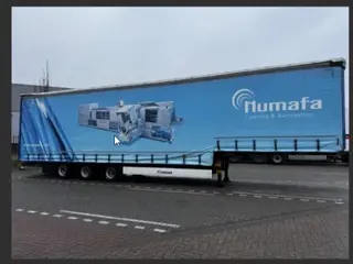 Krone 3-Assige Semi Huif Trailer / Schuifdak (bj 2007)