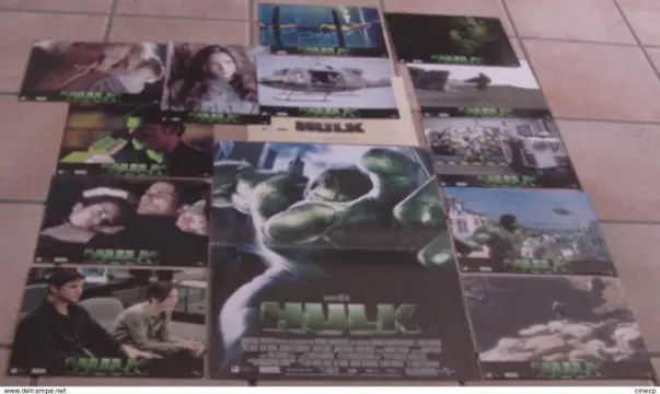 HULK Franse lobbycard set.