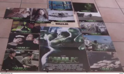 HULK Franse lobbycard set.