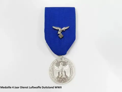 Medaille,4,Jaar,Dienst,Luftwaffe,Duitsland,WWII