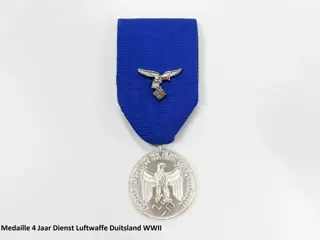 Medaille,4,Jaar,Dienst,Luftwaffe,Duitsland,WWII