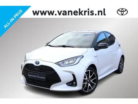 Toyota Yaris 1.5 Hybrid Bitone, Half Leder , Stoelverwarming