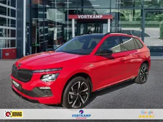 SKODA KAMIQ 1.0 TSI MONTE CARLO TREKHAAK/GLASDAK/CAMERA/CRUISE/STOEL+STUURVERW