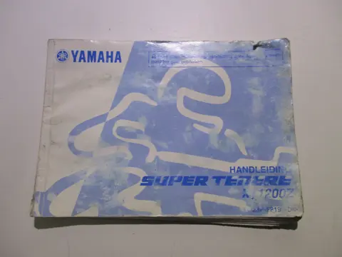 INSTRUCTIEBOEKJE Yamaha XT 1200 Z Super Tenere 2010 - 2013