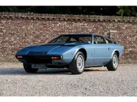 Maserati Khamsin "Matching Numbers" In the shade of Celeste Chiaro with black Connolly leather inter