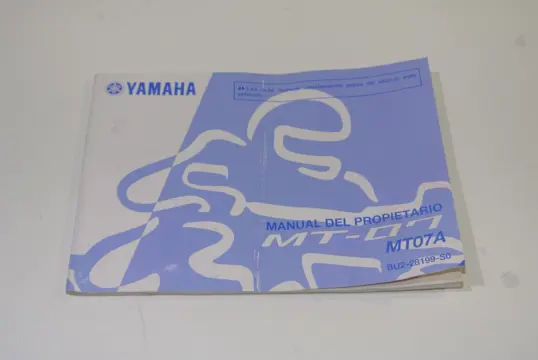 INSTRUCTIEBOEKJE Yamaha MT 07 2014 - 2017