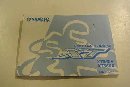 INSTRUCTIEBOEKJE Yamaha XTX 660 2004 - 2012