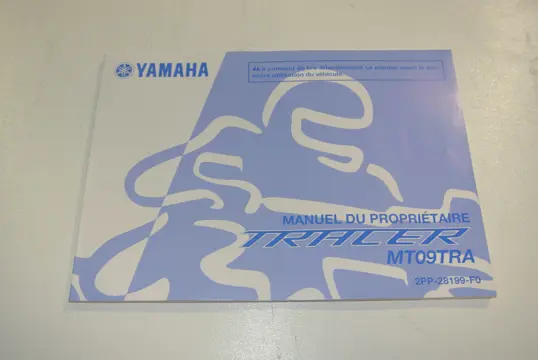 INSTRUCTIEBOEKJE Yamaha MT 07 Tracer 2016 - 2018