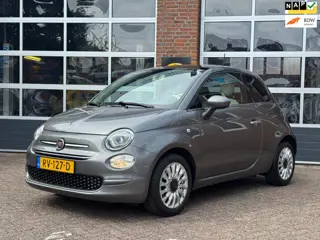 Fiat 500 0.9 TwinAir Turbo Lounge, airco, cruise, pano dak, 15 inch LM, NL auto