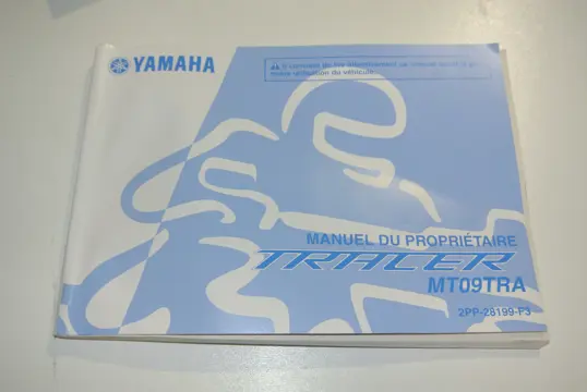 INSTRUCTIEBOEKJE Yamaha MT 09 Tracer 2015 - 2017