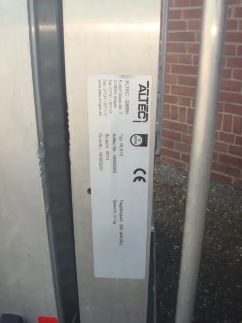 Oprijplaat Altec 250x100 Rampe Scootmobiel Rolstoel