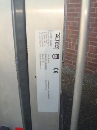 Oprijplaat Altec 250x100 Rampe Scootmobiel Rolstoel