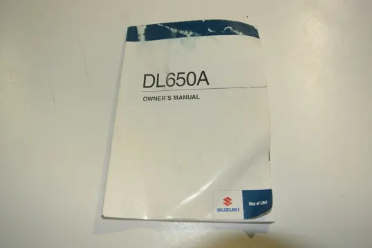 INSTRUCTIEBOEKJE Suzuki DL 650 V STROM 2012 - 2014