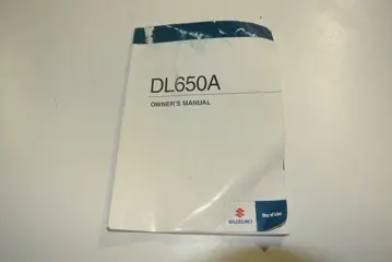 INSTRUCTIEBOEKJE Suzuki DL 650 V STROM 2012 - 2014