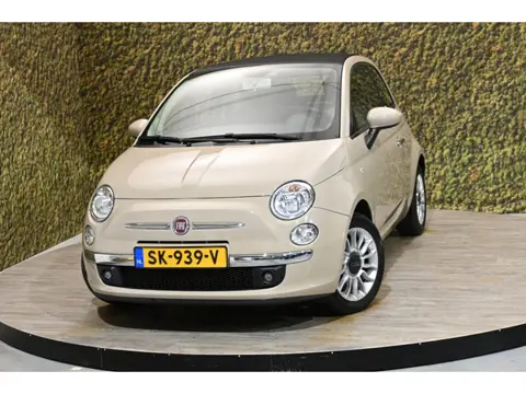 Fiat 500C 1.2 Lounge Cabrio | Cappuccino | P. sensor