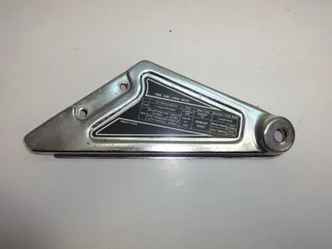 LINKER SCHETSPLAAT Kawasaki CSR 305 LTD 1981 - 1989