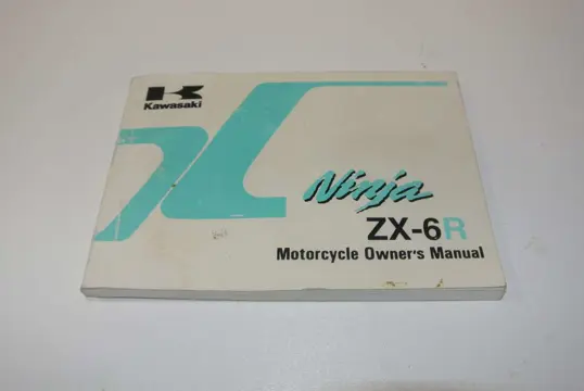 INSTRUCTIEBOEKJE Kawasaki ZX 6 R 1998 - 1999 / 1994 - 1997