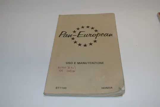 INSTRUCTIEBOEKJE Honda ST 1100 Pan European 1990 - 2001