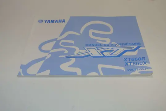 INSTRUCTIEBOEKJE Yamaha XTX 660 2004 - 2012