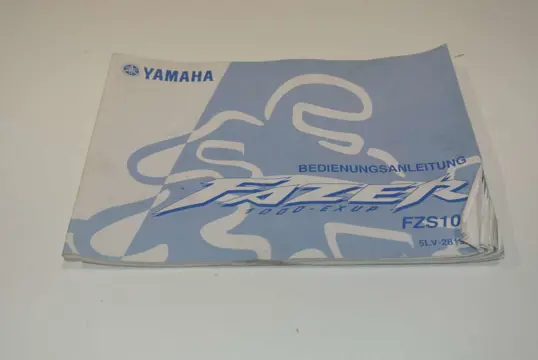 INSTRUCTIEBOEKJE Yamaha FAZER 1000 1998 - 2005