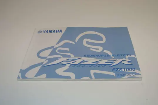 INSTRUCTIEBOEKJE Yamaha FAZER 1000 1998 - 2005