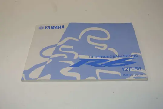 INSTRUCTIEBOEKJE Yamaha YZF R6 2006 - 2007 / 2008 - 2009 /