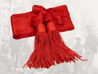 Sabelriem,Band,Cumberband,Rood,Officier