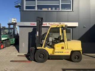 Heftruck Hyster H4.50XM Duplo 400 Sideshift/forkpositioner  Perkins Diesel
