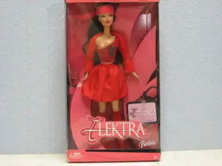 Elektra Barbie marvel comics mattel 2005 with box [pop208]