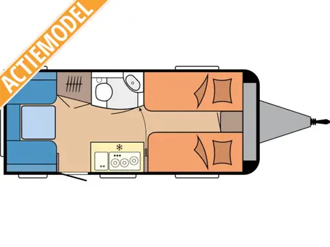 Hobby On Tour 460 DL Model 2026 - 245