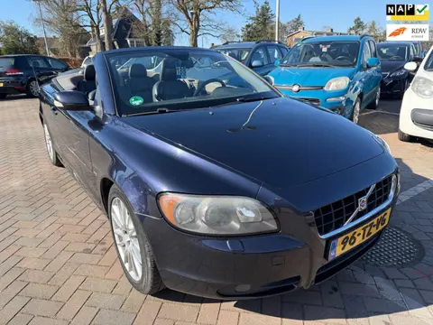 Volvo C70 Convertible 2.4 D5 Summum Airco/Clima Cruise Leer Elektr pakket Memorie stoel Lm velgen En