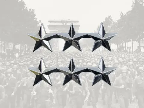 Embleem,Set,Rang,Luitenant,Generaal,US,Army