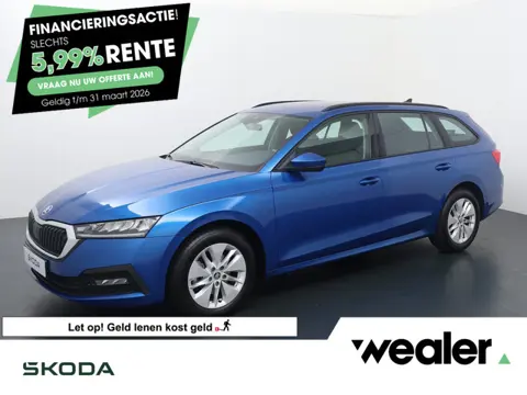 Skoda Octavia Combi 1.0 e-TSI Ambition | 110 PK | Automaat | Trekhaak wegklapbaar | Apple Carplay/An