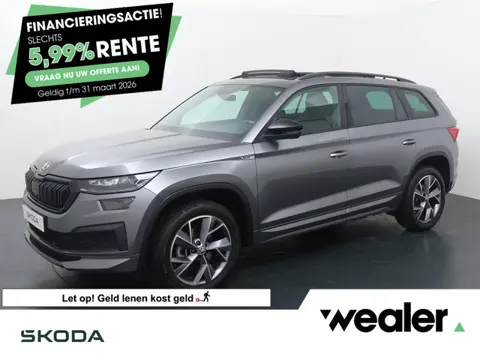 Skoda Kodiaq 1.5 TSI Sportline Business 7p. | 150 PK | Automaat | Trekhaak wegklapbaar | Panoramadak