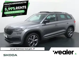 Skoda Kodiaq 1.5 TSI Sportline Business 7p. | 150 PK | Automaat | Trekhaak wegklapbaar | Panoramadak