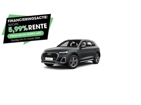 Audi Q5 50 TFSI e S edition | 299 PK | SoH 100% | Matrix LED koplampen | Panoramadak | Luchtvering |