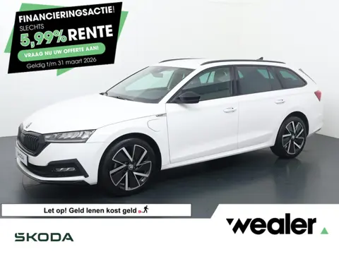 Skoda Octavia Combi 1.4 TSI iV PHEV Sportline | 204 PK | SoH 91% |  Adaptive cruise control | Head u