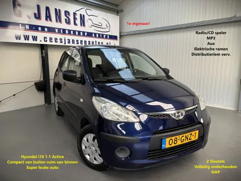 Hyundai i10 1.1 Active Distri. riem vervangen! 1e eigenaar!