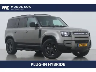 Land Rover Defender P400e 110 X-Dynamic HSE | ACC | Panoramadak | Trekhaak | Stuurverwarming | 360° 