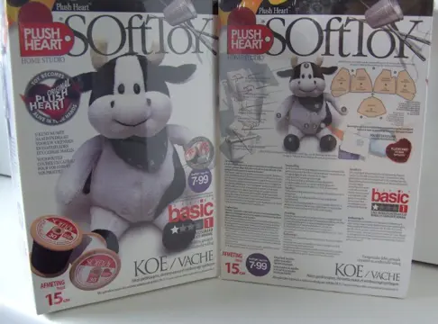 KNUTSEL NAAISET PLUCHE KOE NIEUW