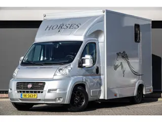Fiat Ducato Horsetruck | 3.0 MultiJet 177Pk | 2-Paards | Trekhaak | Achteruitrijcamera | Luchtvering